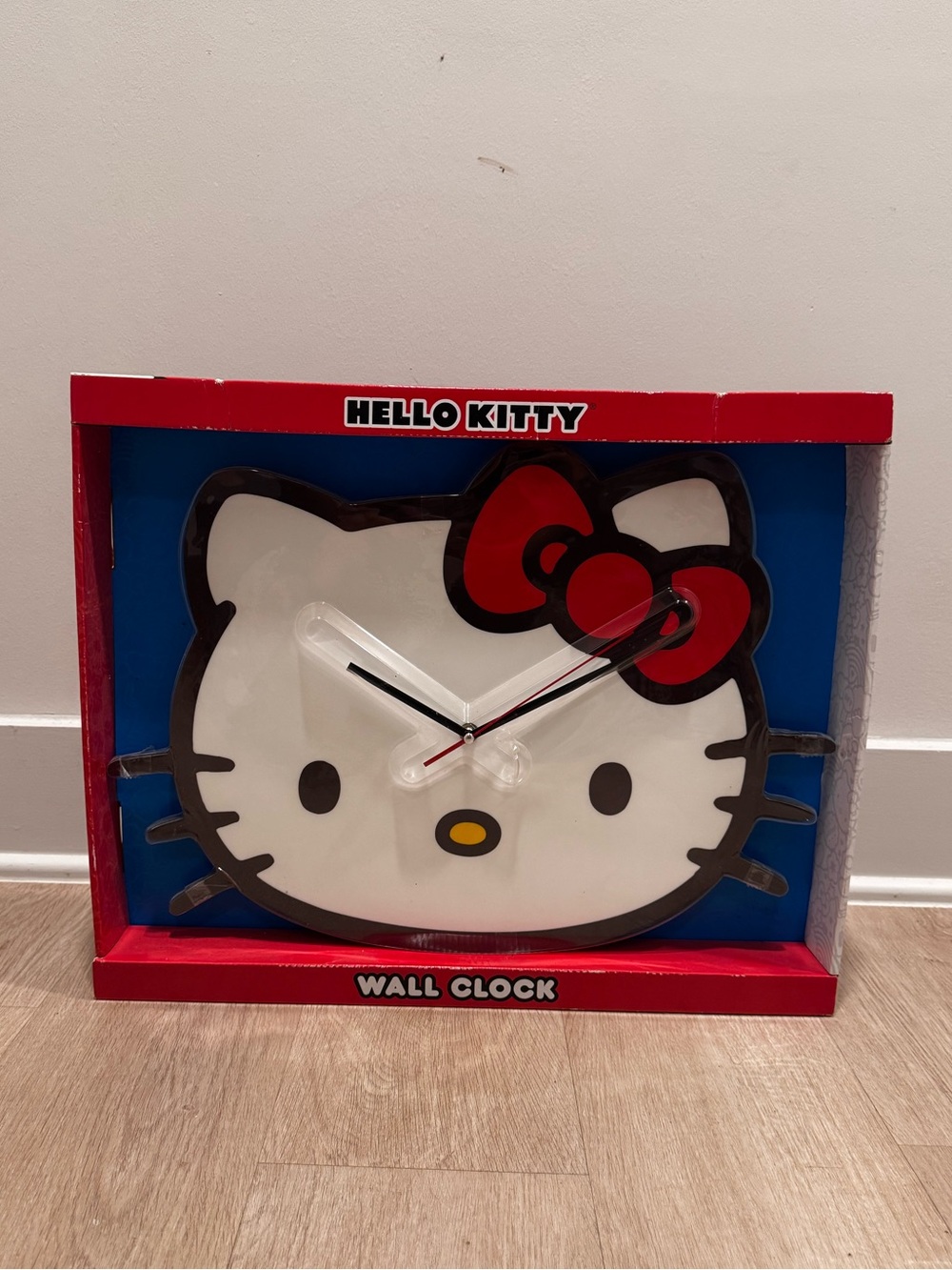 Hello Kitty Head Analog Wall Clock